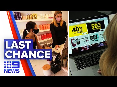 Coronavirus: Victorian Shops prepare for six week lockdown | 9 News Australia