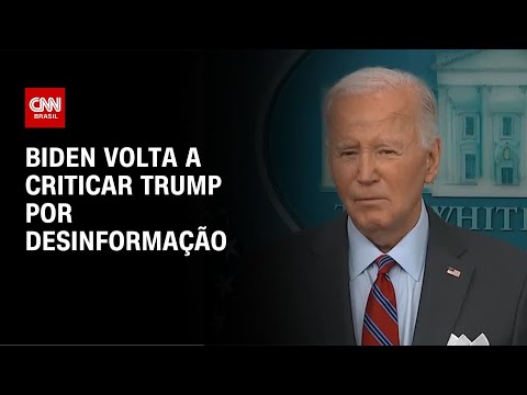 Biden volta a criticar Trump por desinformação | CNN PRIME TIME