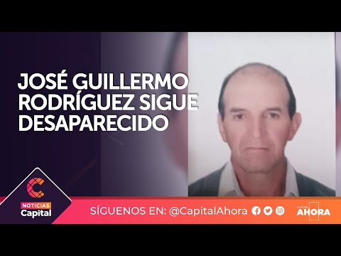 José Guillermo Rodríguez continúa desaparecido