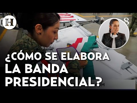 ¡Única e intransferible! Así será la banda presidencial de Claudia Sheinbaum hecha por militares