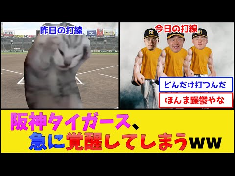 【躁鬱打線】阪神打線、急に覚醒してしまうwww【阪神タイガース】【プロ野球なんJ 2ch プロ野球反応集】