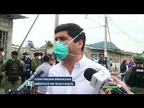 Brigadas médicas continúan trabajando en Guayaquil