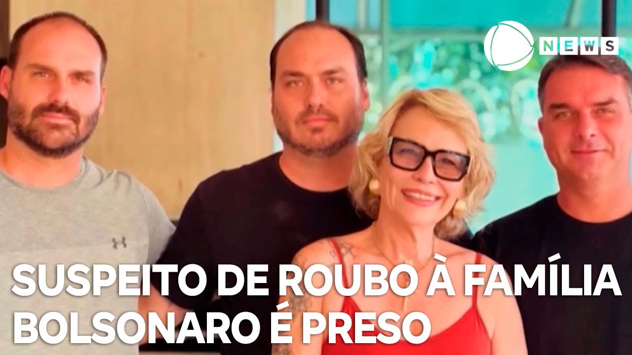 Suspeito de roubo à família Bolsonaro é preso