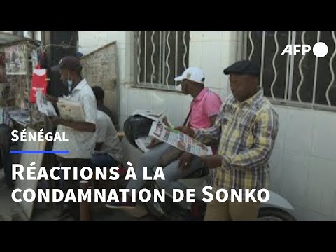 Des Sénégalais réagissent à la condamnation de Sonko | AFP