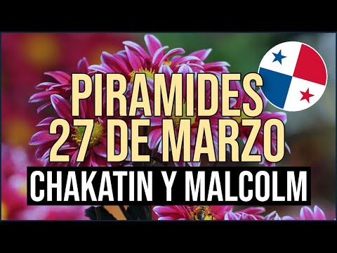 Pirámide Lotería de Panamá Miércoles 27 de Marzo 2024  Pirámide de Chakatin y Malcolm Ramos