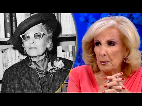 ¡MEMORIOSA! MIRTHA recordó la corrección que le hizo a VICTORIA OCAMPO un día tomante el té