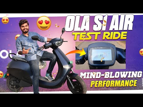Mind-blowing Performance🤯 - OLA S1 AIR TEST RIDE REVIEW | Electric Vehicles India