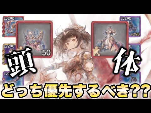 【メメントモリ】もう少しで聖遺物が貯まるんだけど頭装備と体装備はどっちを優先するべき？？