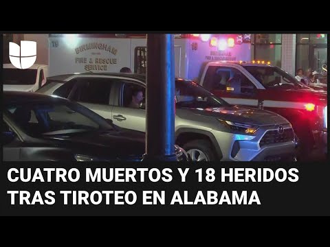 Gritos de desespero: los momentos de terror tras el tiroteo en Alabama que dejó cuatro muertos