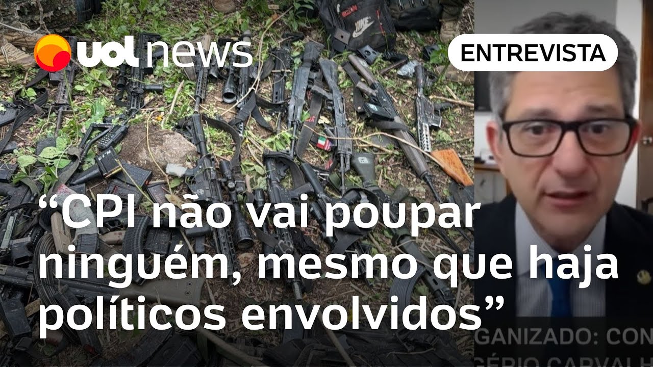 CPI do Crime Organizado irá a fundo sem poupar ninguém inclusive eventuais políticos diz senador