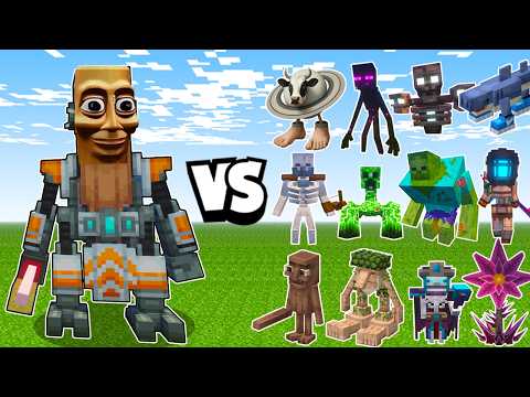 CYBORG TUNG TUNG SAHUR vs BRAINROT BOSSES and MINECRAFT BOSSES