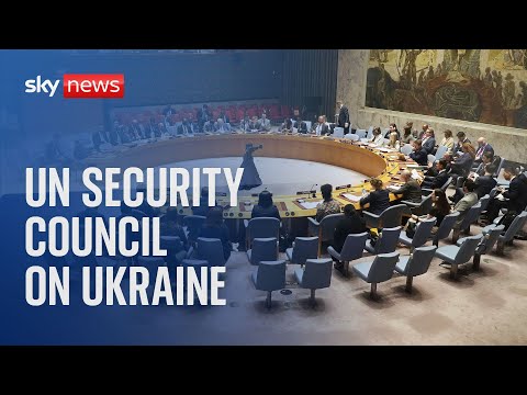 Watch live: UN Security council on Ukraine