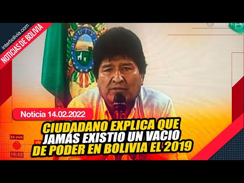 CIUDADANO REFUTA EL RELATO DE VACÍO DE PODER, NO EXISTIÓ EN BOLIVIA EL 2019