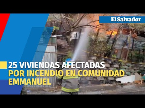 25 viviendas afectadas por Incendio en comunidad Emmanuel
