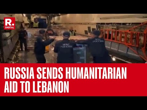 Russia's Emergency Ministry Delivers 33 Tons Of Humanitarian Aid To Lebanon