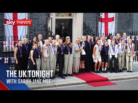 Lionesses arrive home after historic Euros win | The UK Tonight with Sarah-Jane Mee