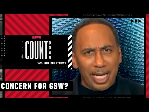 What are we talking about here?! Stephen A.'s not worried about the Warriors | NBA Countdown video clip
