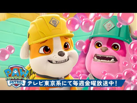 パウ・パトロール | 🛁 ラブルのくさいレスキュー＆おふろトラブル！| 1時間 | テレビ東京系にて放送中