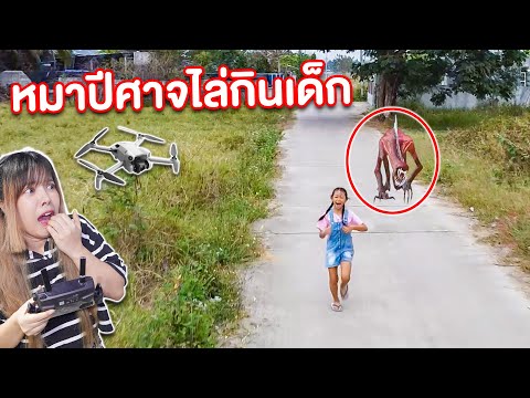 บินโดรนวิ่งหนีปีศาจปอบหมาเพ