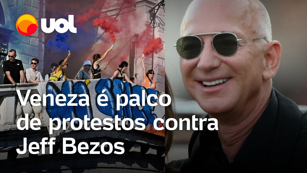 Casamento de Jeff Bezos: Veneza é palco de protesto contra bilionário fundador da Amazon
