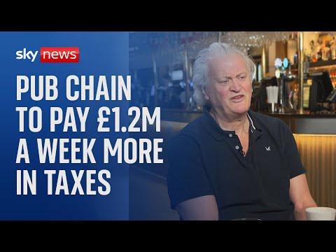 Wetherspoons boss reveals pub chain's weekly tax bill