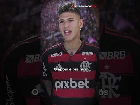 MOTIVADO PARA VIVER A EXPERIÊNCIA DE ENTRAR EM CAMPO PELO MENGÃO 🤩🔴⚫ #flamengo