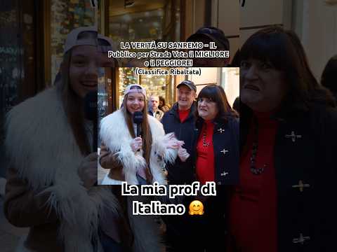 LA VERITÀ SU SANREMO - IL Pubblico per Strada Vota il MIGLIORE e il PEGGIORE!(Classifica Ribaltata)