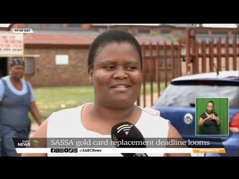 SASSA gold card replacement deadline looms