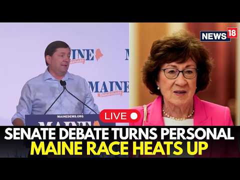 US MIDTERMS LIVE | Susan Collins vs Troy Jackson: Fiery Final Debate Rocks Maine Senate Race | N18G