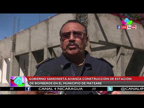 Gobierno Sandinista avanza en la construcción de la Estación de Bomberos en Mateare