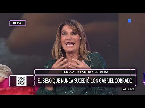 Teresa Calandra y su beso frustrado con Gabriel Corrado en la TV
