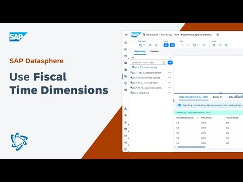 Use Fiscal Time Dimensions: SAP Datasphere