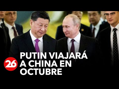 Putin anuncia que viajará a China en octubre invitado por el presidente Xi Jinping