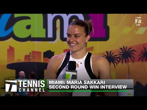 Maria Sakkari Happy With Current Form | Miami 2R