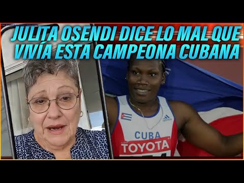 Julita Osendi cuenta como vivían las campeonas del deporte cubanas