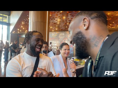 “ONE OF MY FAVOURITE FIGHTERS” – TERENCE CRAWFORD MEETS VIDDAL RILEY AT IBA PRO EVENT