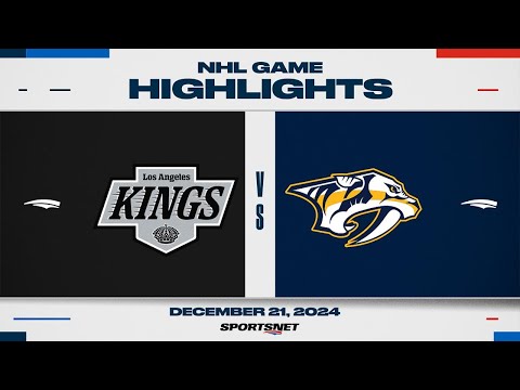 NHL Highlights | Kings vs. Predators - December 21, 2024