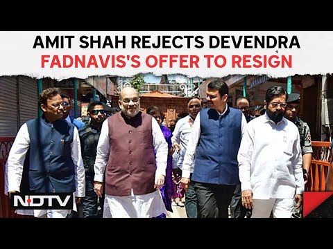 Amit Shah Rejects Devendra Fadnavis's Offer To Resign, Asks Him To Continue