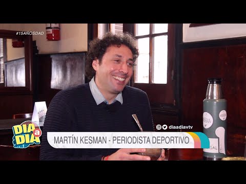 Jesús Graña merendó en el Bar Tabaré con Martín Kesman