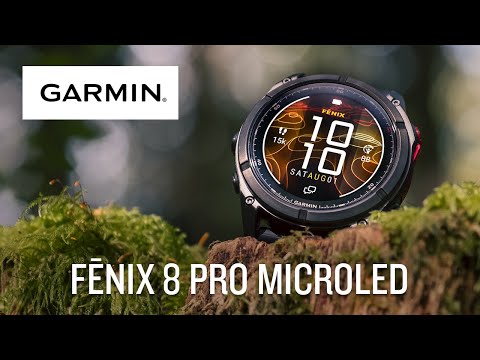 Garmin | fēnix 8 Pro MicroLED | Montre connectée GPS haut de gamme avec écran MicroLED
