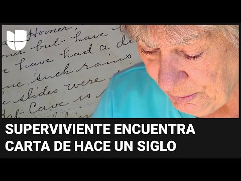 Huracán Helene: la carta del pasado que conecta a dos generaciones de supervivientes