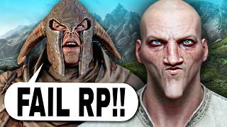 YouTube thumbnail for gupp's video titled 'Trolling Serious Roleplayers until I get BANNED from Skyrim RP 💀'