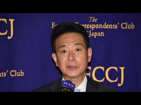 PRESS CONFERENCE : Seiji Maehara, Co-President Nippon Ishin ( Japan Innovation Party )