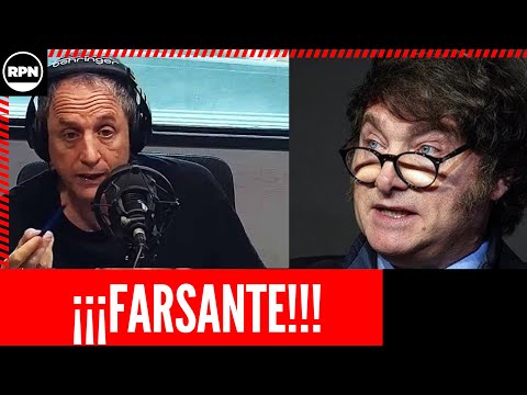 ¡¡¡FARSANTE!!! TENEMBAUM LE CANTO LA JUSTA A MILEI: “TODO LO QUE DICE ES EXAGERADO Y MENTIRA”