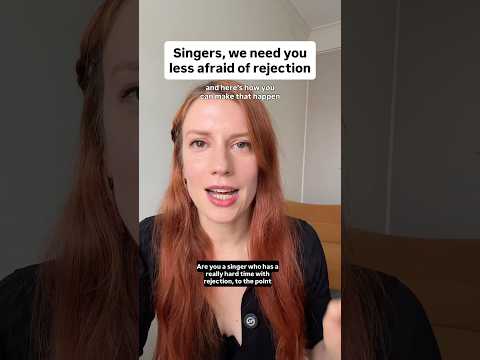 How to handle rejection as a singer and performer #vocalcoach #singinglessons