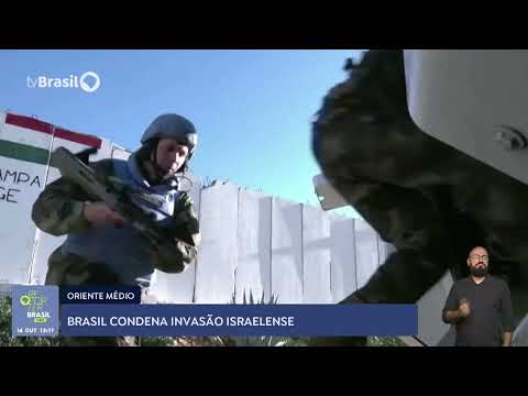 Brasil condena invasão israelense