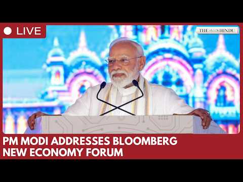PM Narendra Modi addresses Bloomberg New Economy Forum in New Delhi