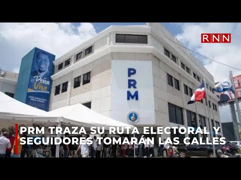 Dirigentes PRM trazan estrategia electoral y seguidores tomarán las calles