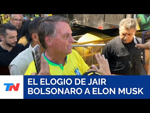 El contundente apoyo de Jair Bolsonaro a Elon Musk en Rio de Janeiro: Preserva la libertad