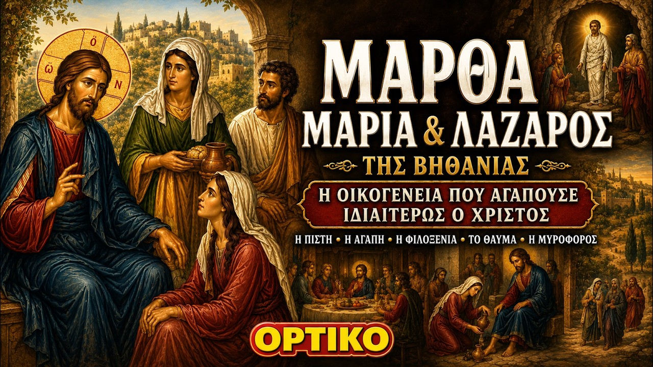 Οι Άγιες Μάρθα και Μαρία, αδελφές του δικαίου Λαζάρου